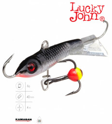 Балансир Lucky John CLASSIC 4 + тр. 40мм/13H блистер