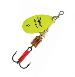 Блесна вращ. MEPPS Aglia Fluo №2 Chartreuse 4,5 гр блистер