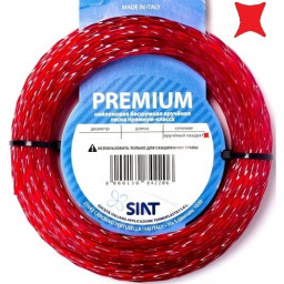 Леска триммерная SIAT PREMIUM D 2,0 мм 15м крученый квадрат