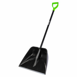 Лопата для уборки снега пластиковая 550х415х1405 мм алюминиевый черенок PALISAD Profi