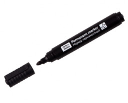 Маркер перманентный пулевидный OfficeSpace 8004А 3мм черный