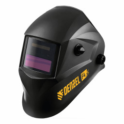 Маска сварщика DENZEL F4 см окно 90х35 