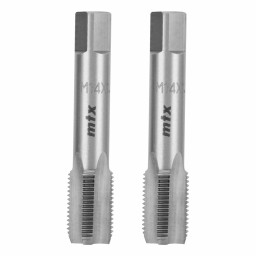 Метчик ручной М14 х 1.25 мм, комплект из 2 шт Сибртех