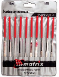 Набор надфилей MATRIX 140 мм 10 шт
