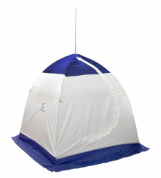 Палатка зимняя зонт СЛЕДОПЫТ Oxford 210D PU 1000 S по полу 1,9 кв.м синий/белый