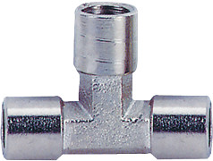 Переходник T - 1/4"FFF,Блистер