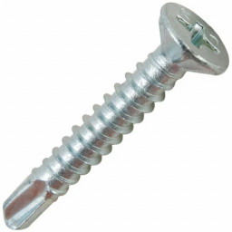 Саморез оконный Daxmer 3.9х16 белый цинк, сверло, авт. линий, раззенковка