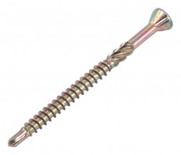 Шуруп 3,2*50 для полов и паркетов желтый цинк