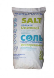 Соль таблетированная NaCl 25кг Мозырьсоль