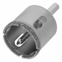 Сверло по керамической плитке и стеклу, 32 х 55 мм, шестигранный хвостовик, с центрующим сверлом Сибртех