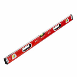 Уровень алюминиевый, магнит, фрезерованный, 3 глазка (1 зеркальный) двухкомпонентные рукоятки, 1000 мм Matrix