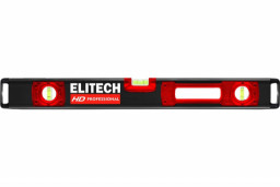 Уровень пузырьковый 400 мм 3 глазка зеркальный глазок ELITECH HD
