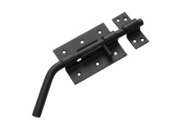 Засов гаражный ДОМАРТ ЗГ-100 d-13мм черный