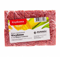 Жмых DUNAEV кукурузный Клубника 300г